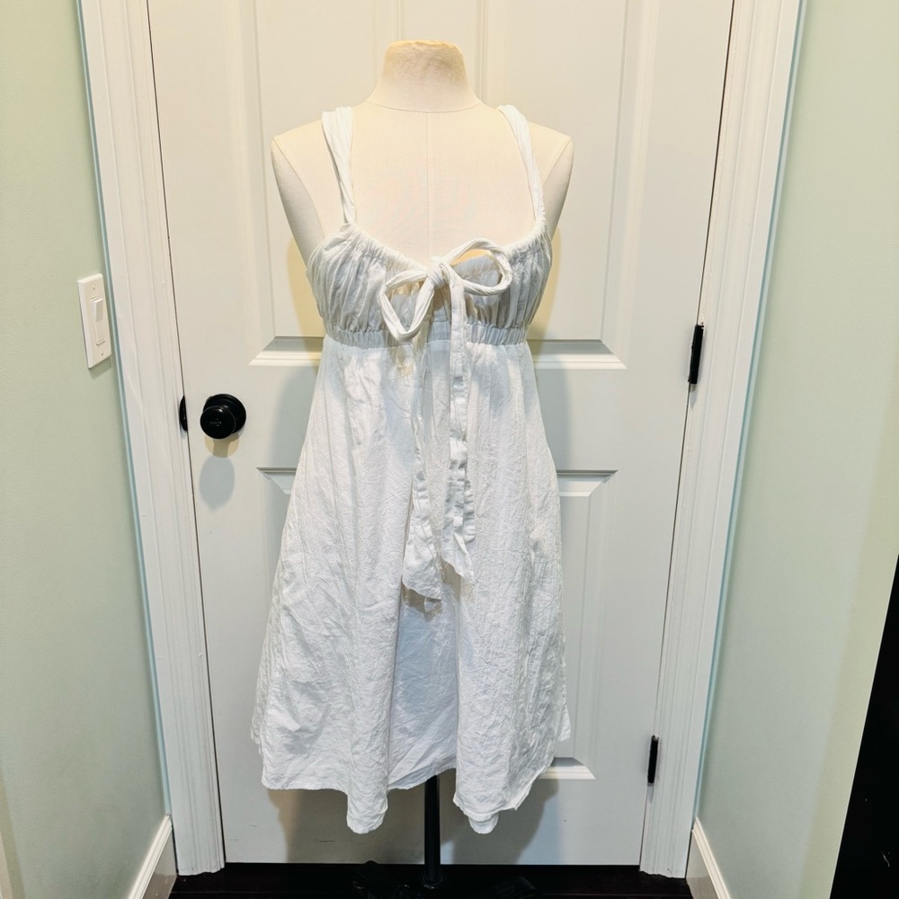 Karen Alexander for Boston Proper white cotton dress